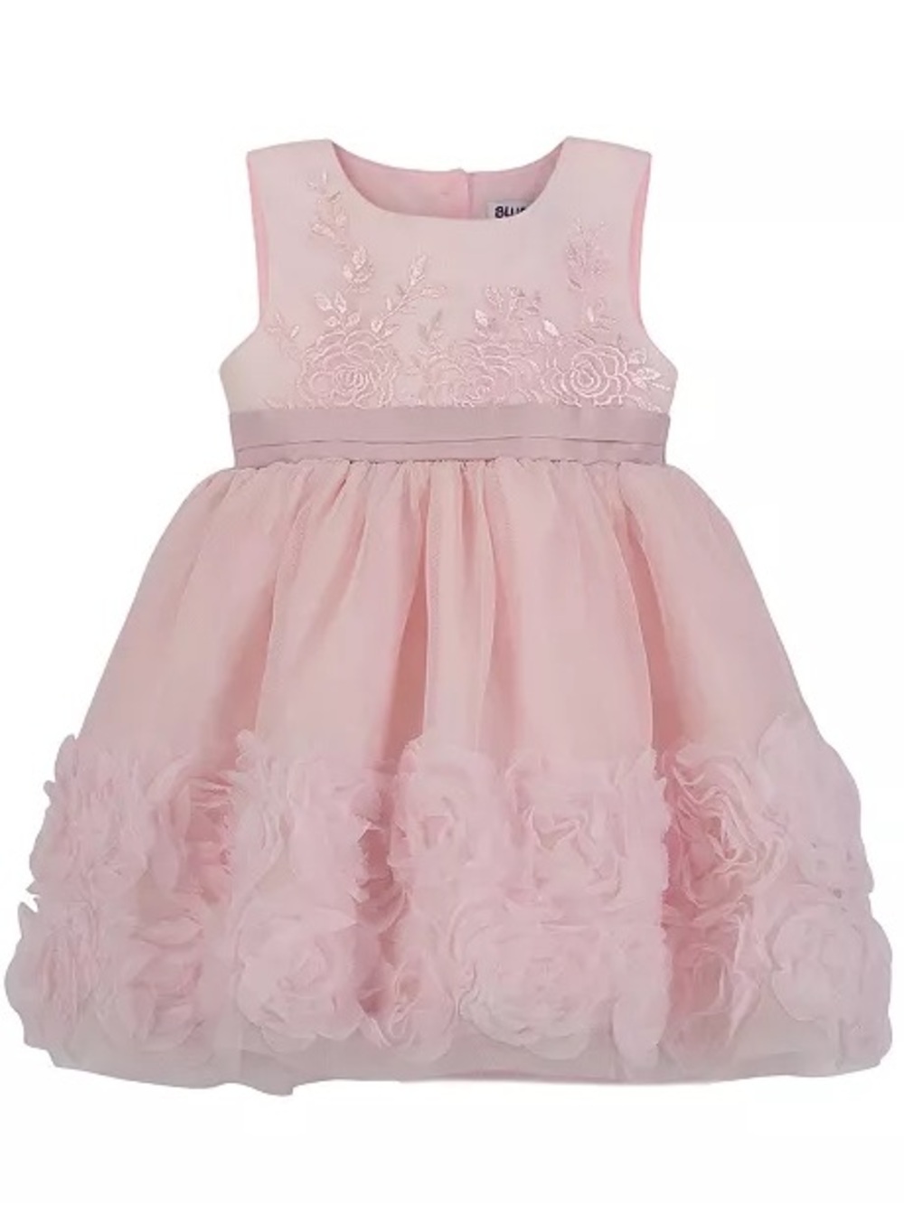 NWT - Pink Floral Tulle Party Dress - Size 12M